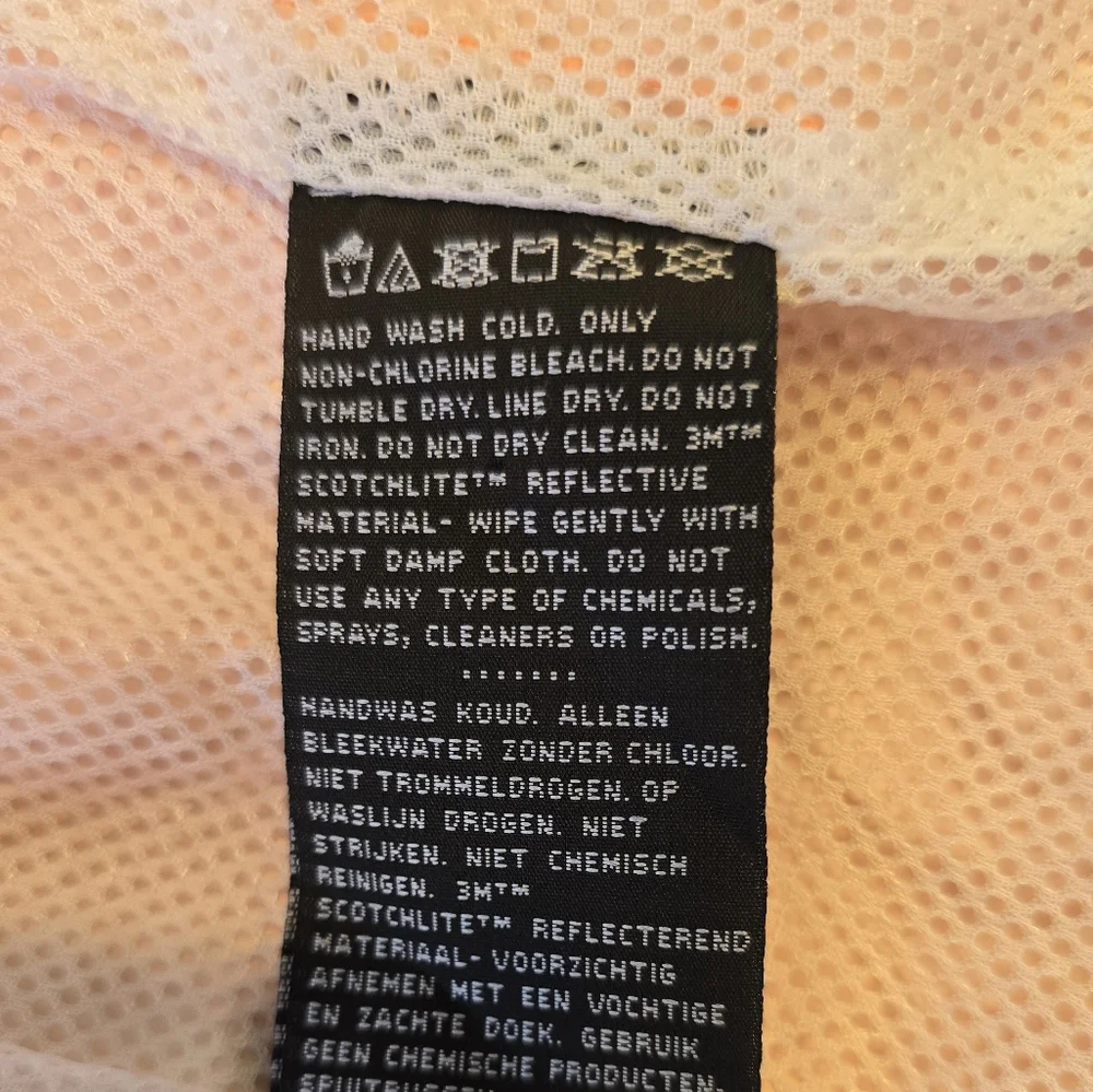 Harley-Davidson Reflective Orange Black Jacket Pants Rain Suit M - Picture 7 of 15